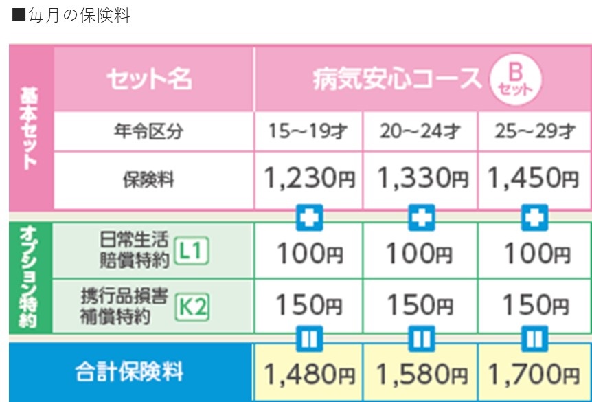 毎月の保険料