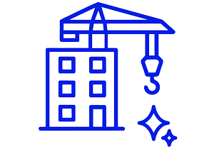 建築施工（新築）のアイコン