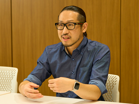 インタッビュー時のM.F.さん