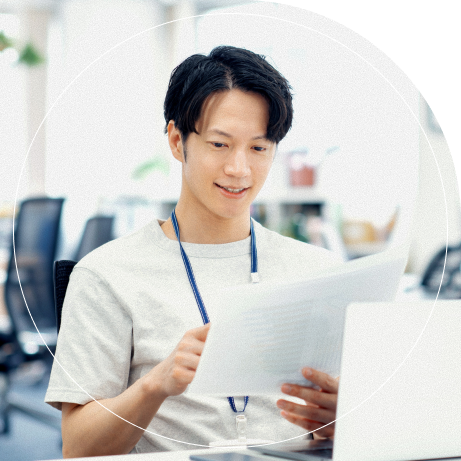 現場で働く社員のイメージ